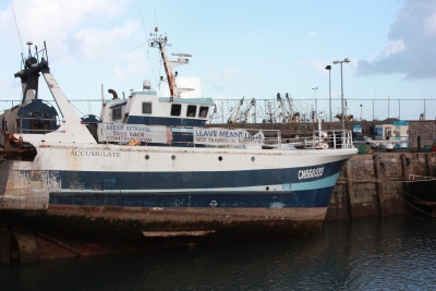 Boat with message