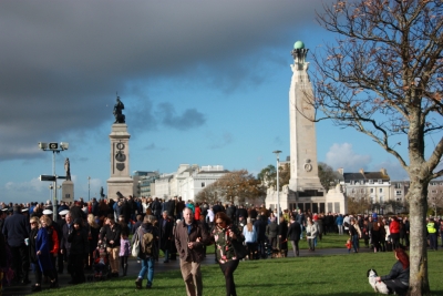 Gathering at the Cenotaph (1)