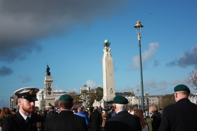 Gathering at the Cenotaph (3)